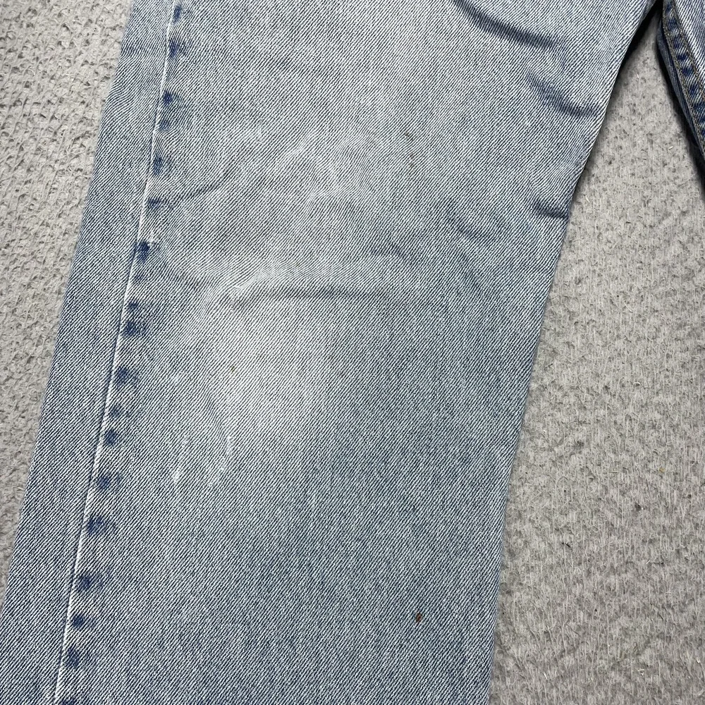 Vintage Levis 505 Jeans Mens 36x30 Blue Light Wash Straight Leg Denim USA